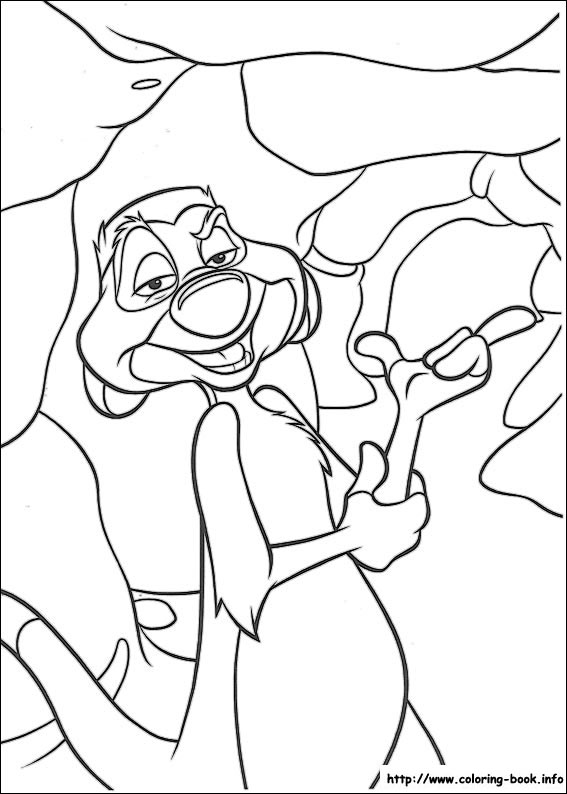 The Lion King 3 coloring picture